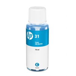 BOTELLA ORIGINAL HP 31 CYAN...